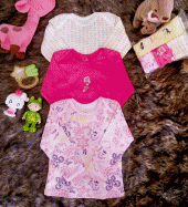04. ÁO SƠ SINH BÉ GÁI_SET 3 ÁO